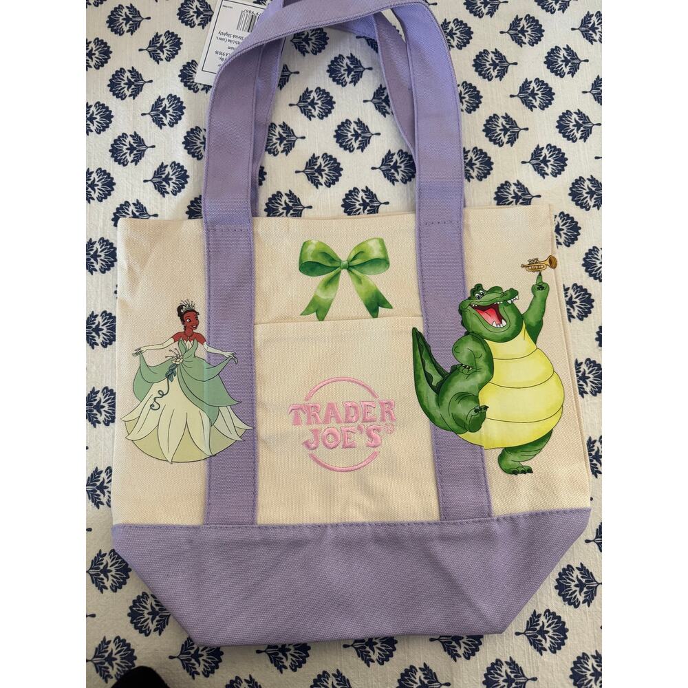 Disney Tiana and Louis Custom Made Trader Joes Mini Tote